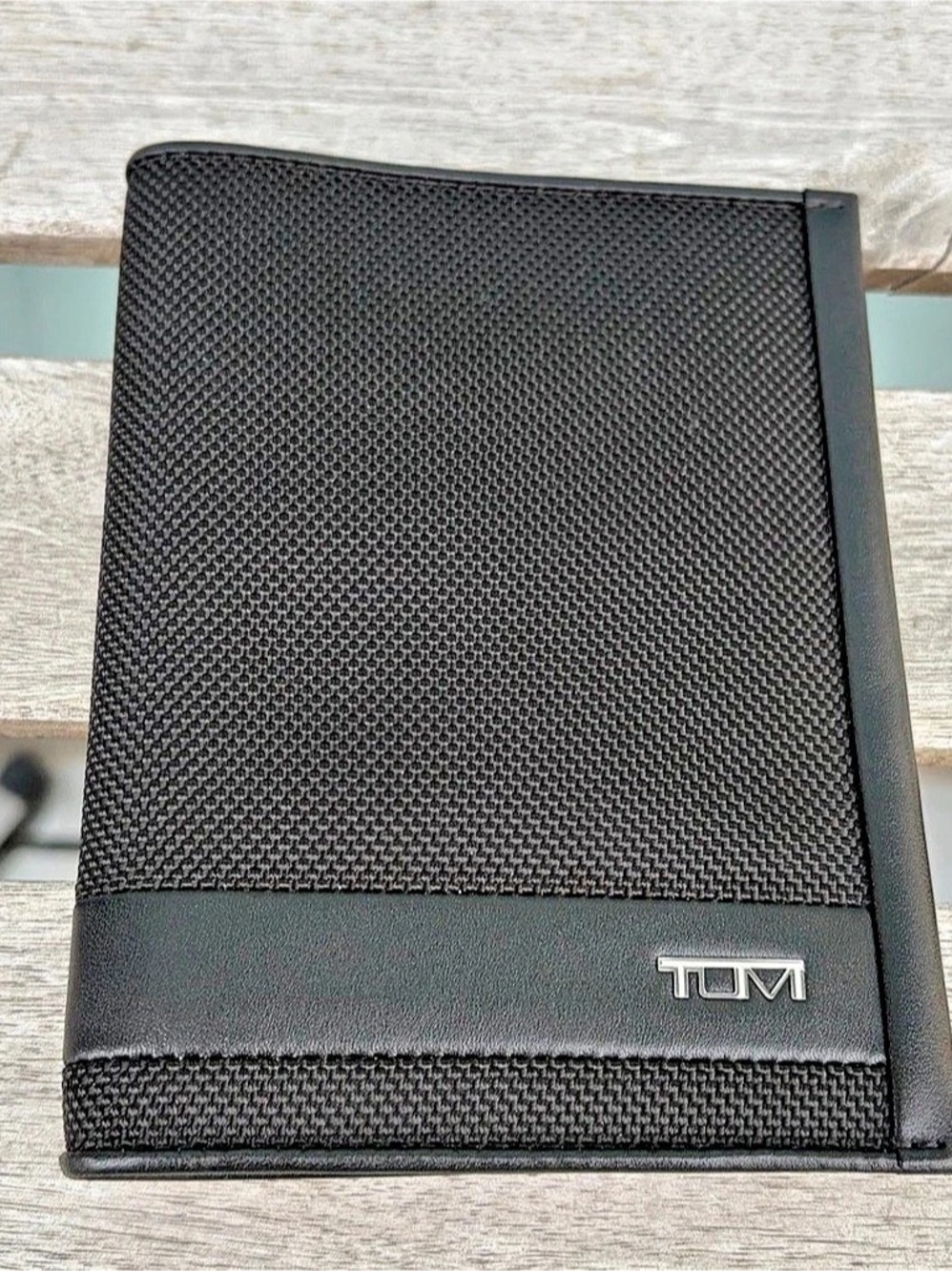 TUMI Alpha Passport Cover Black